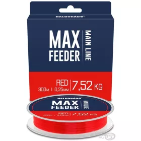   Haldorádó Max Feeder Red 0,25mm 300m Monofilní Kmenový vlasec