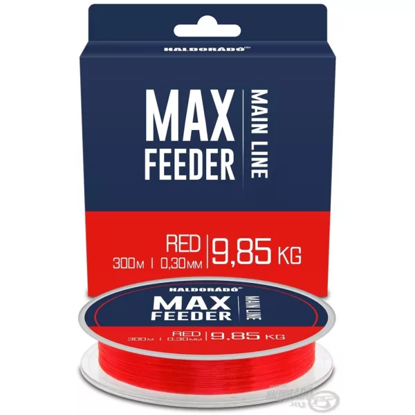 Haldorádó Max Feeder Red 0,30mm 300m Monofilní kmenová šňůra