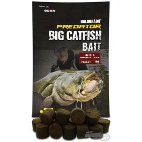   Haldorádó Catfish Bait Pellet 24mm Liver-Monster Crab Sumcový Pelety 1kg