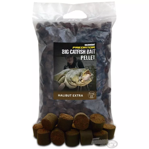 Haldorádó Catfish Bait Pellet 24mm Halibut Extra Sumcový Pelety 5kg