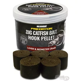   Haldorádó Catfish Bait Hook Pellet 24mm Liver-Monster Crab Vrtané Háčkové pelety 300gr