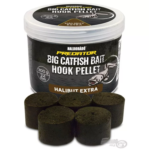 Haldorádó Catfish Bait Hook Pellet 24mm Halibut Extra Vrtané Háčkové pelety 300gr