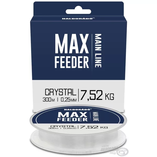 Haldorádó Max Feeder Crystal 0,25mm 300m Monofilní hlavní vlasec