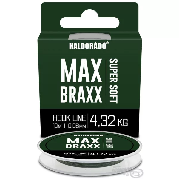 Haldorádó Max Braxx Super Soft Hook Line 0,08mm 10m Pletená Návazcová Šňůra