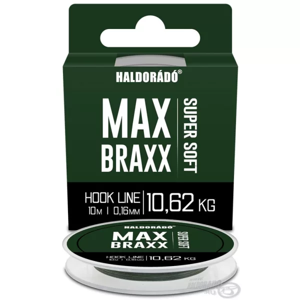 Haldorádó Max Braxx Super Soft Hook Line 0,16mm 10m Pletená Návazcová Šňůra
