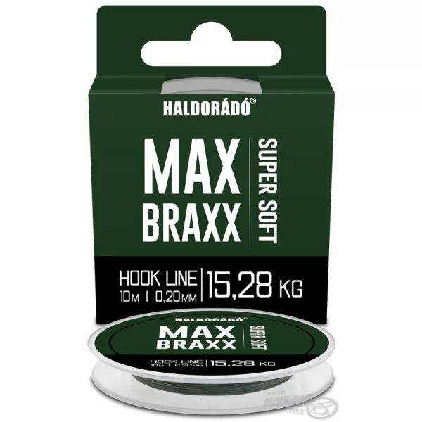 Haldorádó Max Braxx Super Soft Hook Line 0,20mm 10m Pletená Návazcová Šňůra