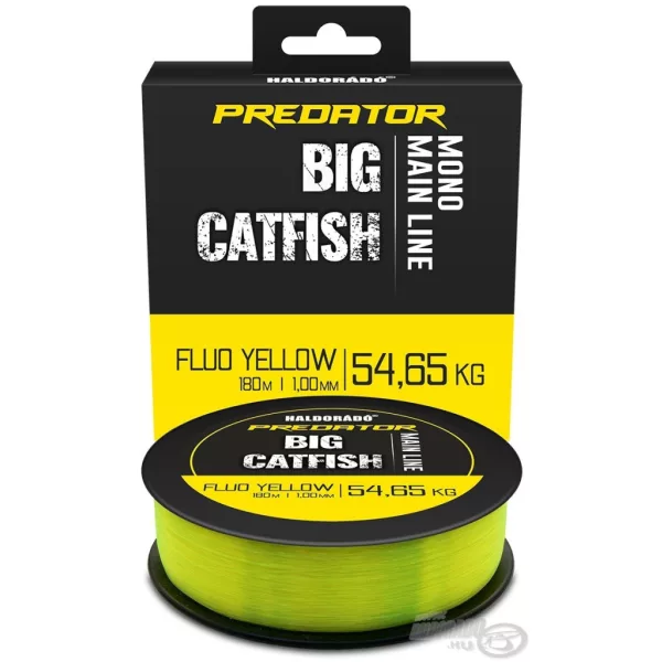 Haldorádó Predator Catfish Line Mono Fluo Yellow 1,00mm 180m Monofilní Hlavní Šňůra