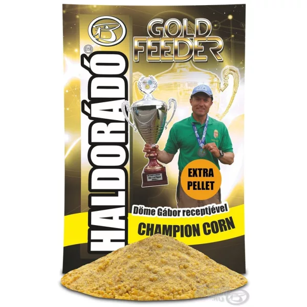 Haldorádó Gold Feeder Champion Corn Extra Pellet Krmná směs 1kg