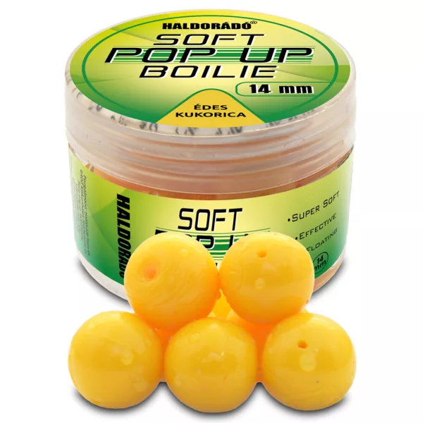 Haldorádó Super Soft Sladká Kukuřice 14mm Pop Up Boilie 20ks