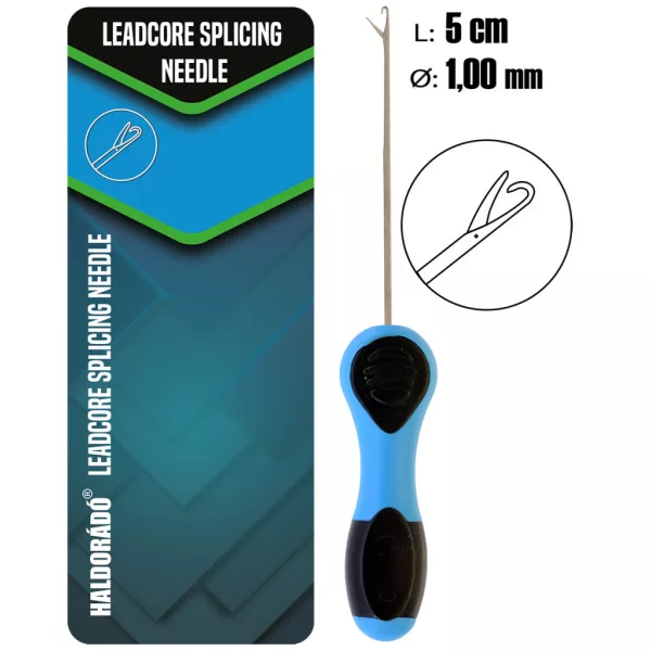 Haldorádó Leadcore Splicing Needle 5x1cm Super Tenká Jehlá s Zarážkou