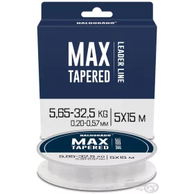   Haldorádó Max Tapered Leader 0,20-0,57mm 5x15m Monofil Odhozová šňůra