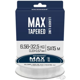   Haldorádó Max Tapered Leader 0,23-0,57mm 5x15m Monofil Odhozová šňůra