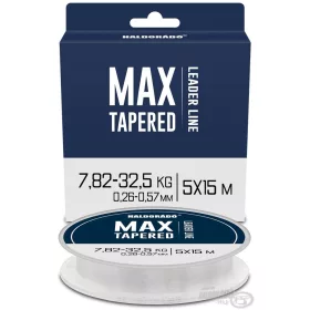   Haldorádó Max Tapered Leader 0,26-0,57mm 5x15m Monofil Odhozová šňůra