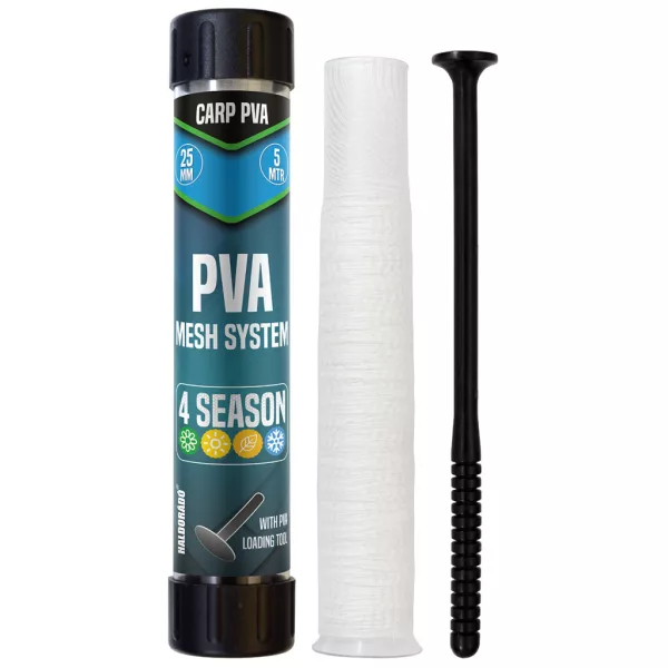 Haldorádó Carp PVA Mesh System 25mm PVA Síťka na tubusu s pěchovadlem 5m