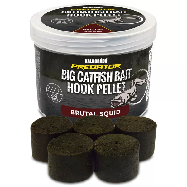 Haldorádó Catfish Bait 24mm Brutal Squid Háčkový Pelet 300gr