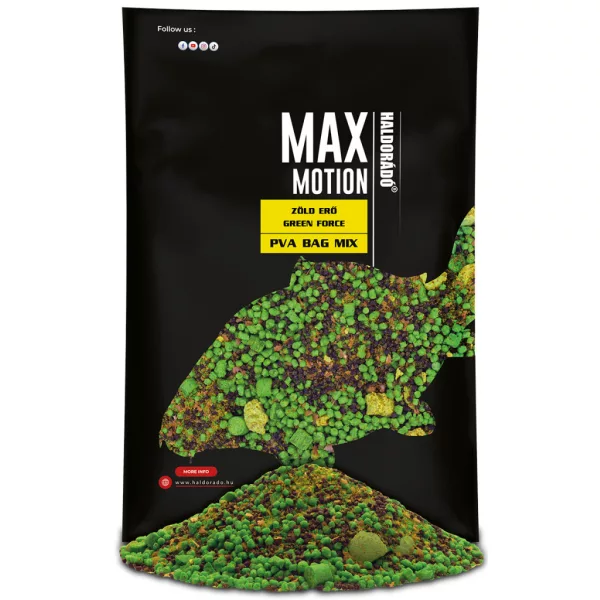 Haldorádó Max Motion PVA Bag Mix Green Force Krmivo 600gr