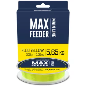   Haldorádó Max Feeder Fluo Yellow 0,20mm 300m monofilní kmenový vlasec