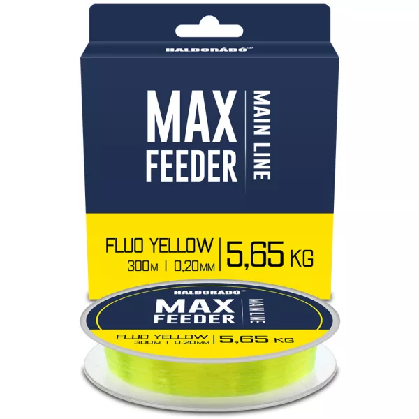 Haldorádó Max Feeder Fluo Yellow 0,20mm 300m monofilní kmenový vlasec