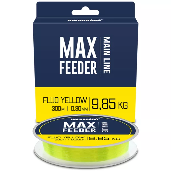 __Haldorádó__ Max Feeder Fluo Yellow 0,30mm 300m Monofilní hlavní vlasec