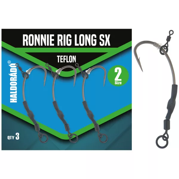 Haldorádó Ronnie Rig Long SX 2 Háčkový háček 3ks