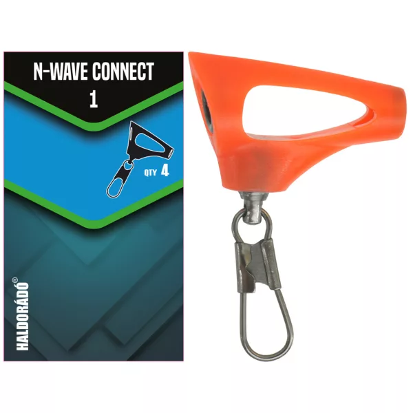 Haldorádó N-Wave Connect 1 Posuvný Otočný Karabina 4ks
