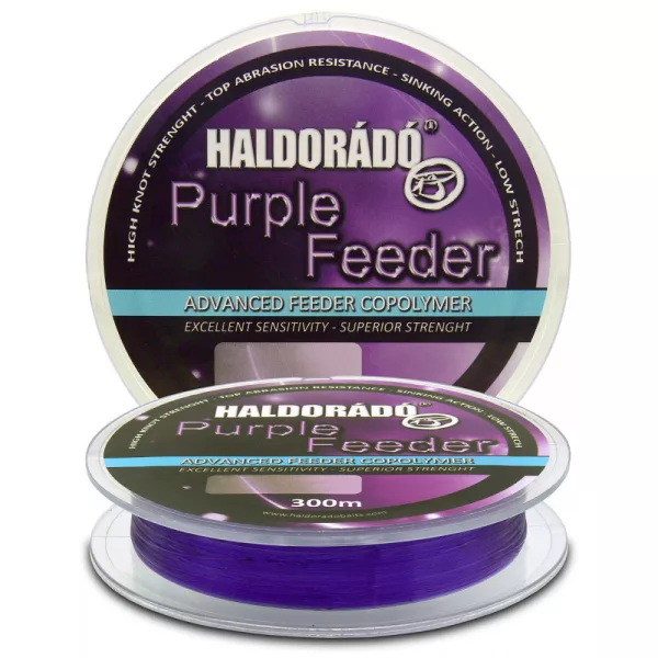 Haldorádó Purple Feeder 0,20mm 300m Monofilní hlavní vlasec - Fialová
