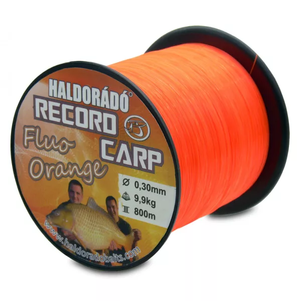Haldorádó Record Carp Fluo Orange 0,20mm 900m Monofilní Hlavní vlasec