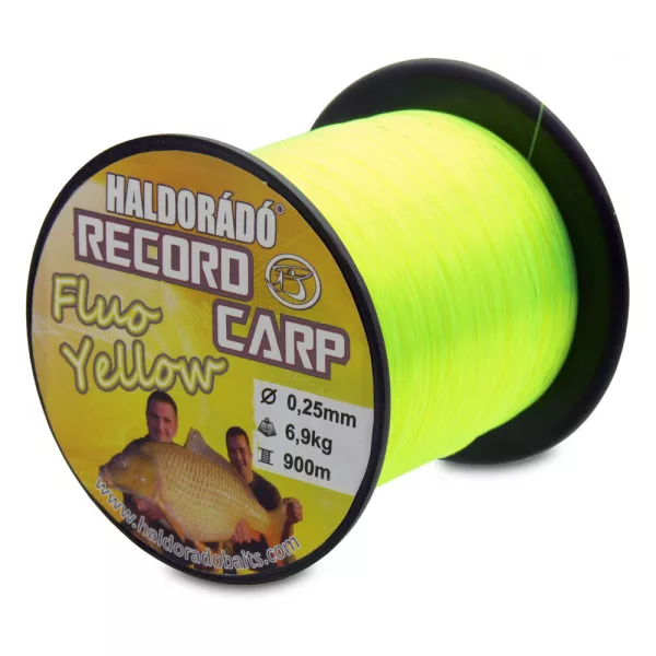 Haldorádó Record Carp Fluo Yellow 0,22mm 900m Monofilní Hlavní vlasec