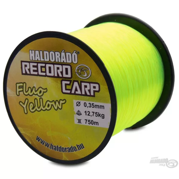 Haldorádó Record Carp Fluo Yellow 0,25mm 900m Monofilní Hlavní vlasec