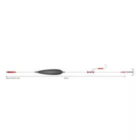   Mikado Mono Catfish 200cm 2/0 Sumcový Návazec S Dvojitým Háčkem
