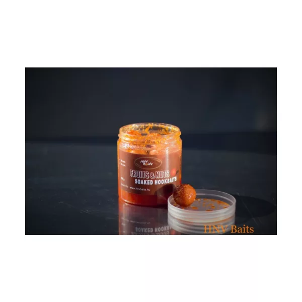HNV Baits Fruits & Nuts 20mm Předmáčená háčková nástraha 220gr