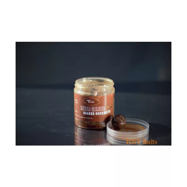 HNV Baits Liver Garlic 24mm Předmáčená háčková nástraha 220gr