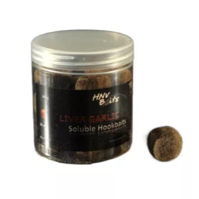   HNV Baits Liver Garlic Soluble Hookbaits 24mm Rozpustná Nástraha na Háček 165gr