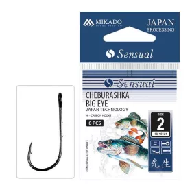   Mikado Cheburashka Big Eye 4 jednoháček na dravce s očkem a protihrotem 9ks