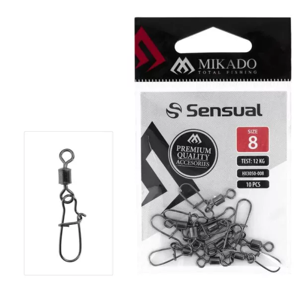 Mikado Fastlock 14 Černý nikl Obratlík 10ks