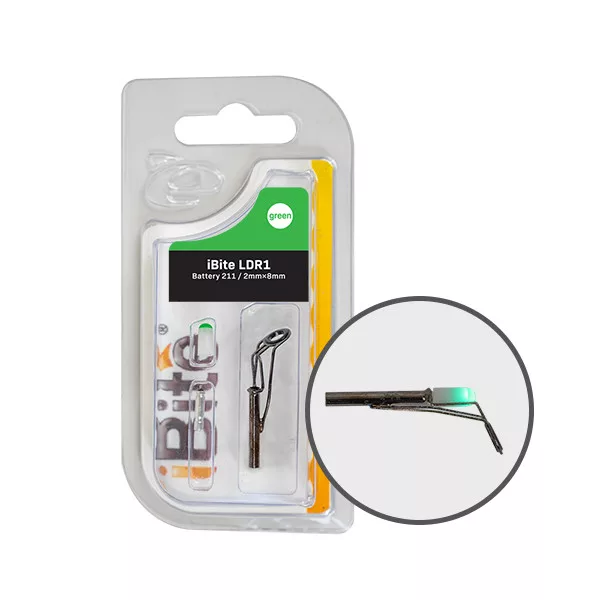 iBite Feeder Špička Očko Kit 211 Baterie + Zelená LED + Očko 2.00X6mm