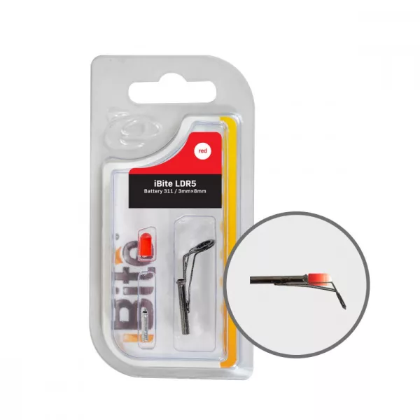 iBite Feeder Špička Očko Kit 311 Baterie + Červená LED + Očko 3.00X8mm