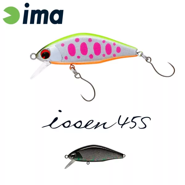 Ima Issen 45S 4,5cm 3,7gr 114 Titanium Black Wobler