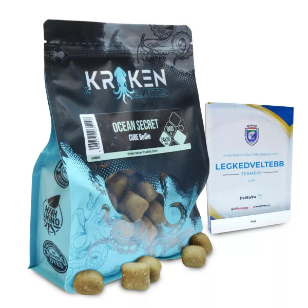 The Kraken Baits Ocean Secret Shelf Life Cube Ryba-Mušle 24x20mm Bojli 900gr