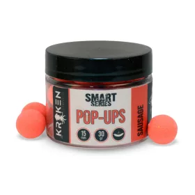   The Kraken Baits Smart Series Fluo Red Klobása 12mm Pop Up 30gr