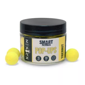   The Kraken Baits Smart Series Fluo Yellow Tygří ořech 18mm Pop Up 30gr