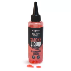   The Kraken Baits Smart Series Strawberry Cream Smoke Tekuté Aroma 120ml