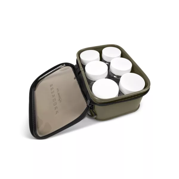 Korum Progress EVA Hookbait Pouch 6 Tub Taška na návnady