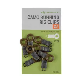 Korum XL Running Rig Clips Otočný obratlík