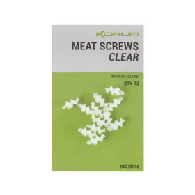 Korum Meat Screws (clear) Šroub na nástrahy