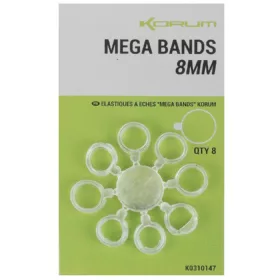 Korum Mega Bands 8mm Pásky 8ks