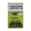 Korum Quick Change Olivettes Rychlovýměnné Splávkové Zátěže 4gr