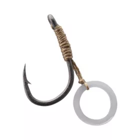   Korum Banded Hook Hairs 12 S háčkem, s očkem kaprový háček s peletovým kroužkem 5ks