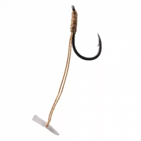   Korum Quickstop Hook Hairs 8 Háček s očkem, s protihrotem, monofilní návazec 4ks