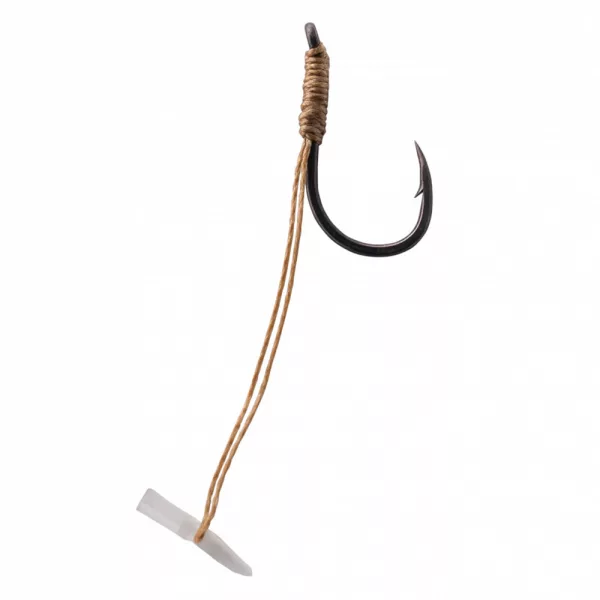 Korum Quickstop Hook Hairs 8 Háček s očkem, s protihrotem, monofilní návazec 4ks